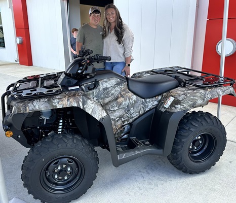 The Hambricks from Searcy Arkansas!! They Won the 2025 Honda Rancher in our Get Back to the Woods ATV giveaway!