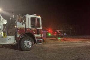Morrilton Firefighters Aid EMS, Create Landing Zone Leading to Helicopter Evacuation