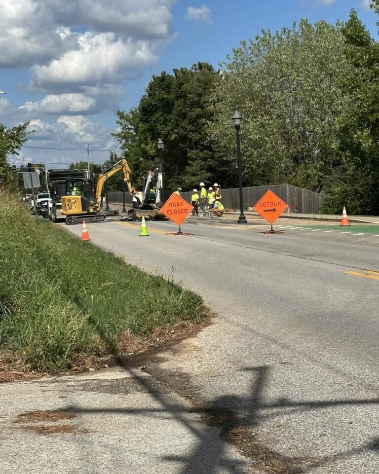 City of Fayetteville Water Crews Address "Water Main Break" Reducing Pressure Loss