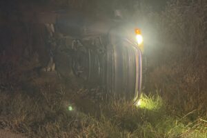 Conway County First Responders Evaluate Driver, Confirm No Injuries After "One-Vehicle Rollover"