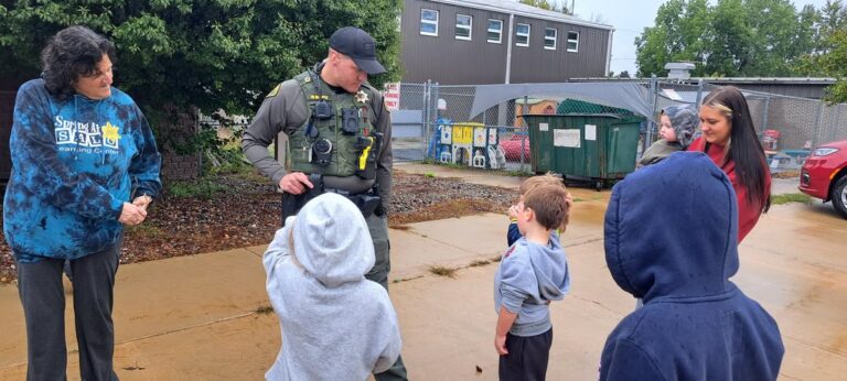Deputy Michels Spends Time with Kids, Boosting Howard County Community