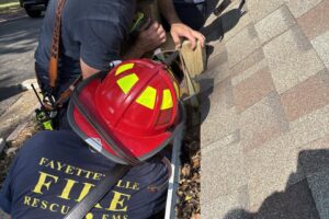 Emergency Responders Treat Driver At Scene With "Minor Injuries" In Fayetteville, Arkansas
