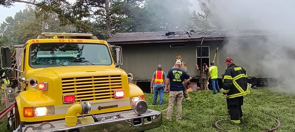Early Morning Firefighters Respond To Two House Fire In Arkansas