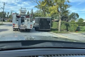 Arkansas Delivers Ladder Truck After 8 Hour Drive In Mountain View, Arkansas