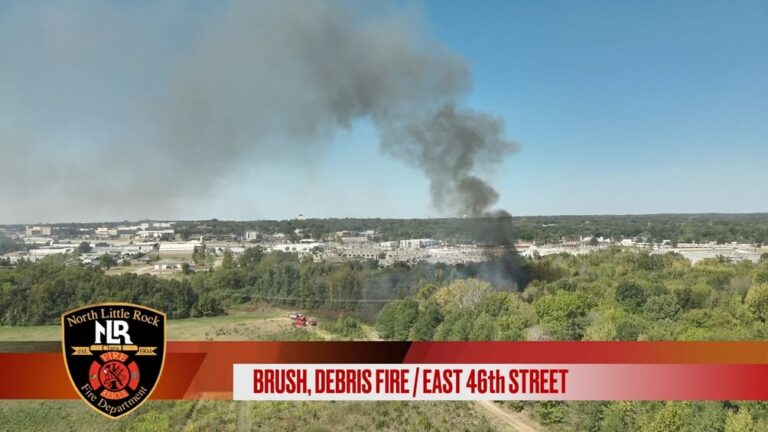Thermal Cameras Reveal Hot Spots Beneath Vegetation In North Little Rock, Arkansas