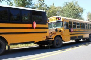 Arkansas State Police Investigate Bus Crash In Center Ridge, Arkansas