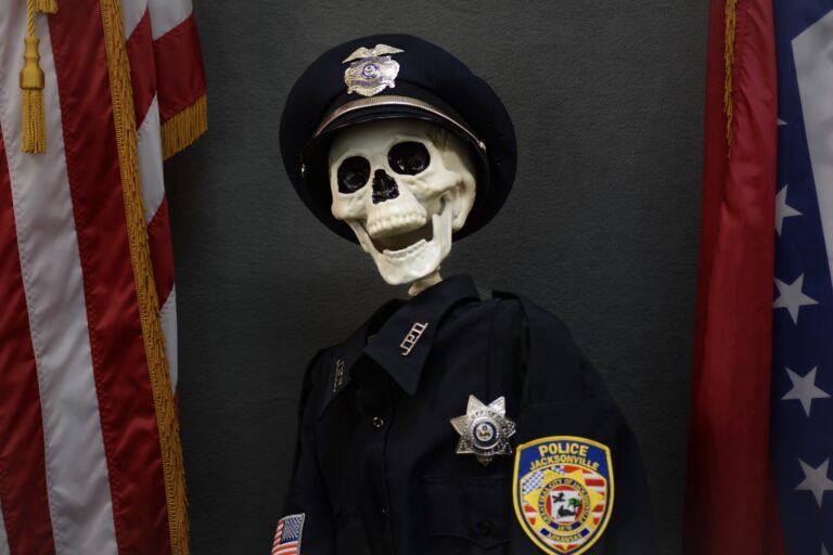 Department Announces New Recruit "Officer Bones" In Jacksonville, Arkansas
