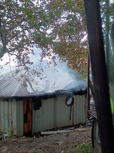 PHOTOS: Fire Erupts In Van Buren County As Firefighters Respond