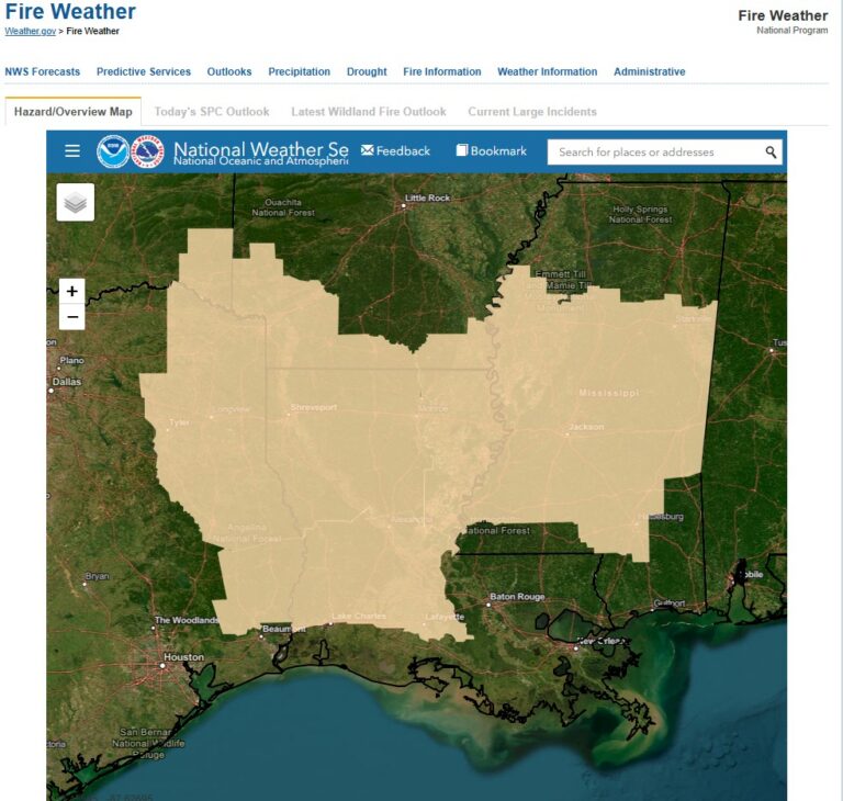 Rare "Red Flag Warning" Issued In Arkansas Area For 24 Hours