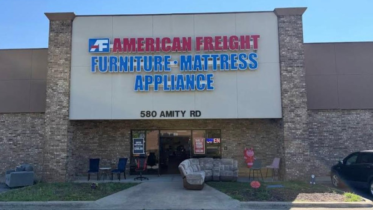 American Freight Furniture and Mattress store at 580 Amity Road in Conway Arkansas