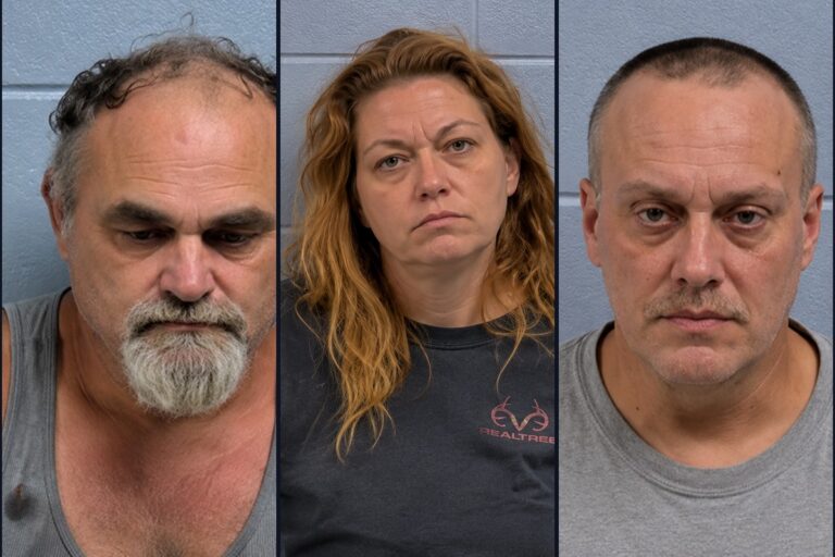 Cleburne County meth delivery charges booking photos
