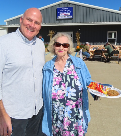 Guests enjoying lunch at Foster Heating & Air Customer Appreciation Day 2026 in Mountain View