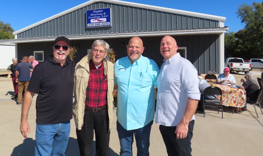 Foster Heating & Air team in front of the building at Customer Appreciation Day 2026 in Mountain View