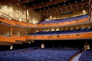 Inside the Robinson Center performance hall in Little Rock Arkansas, which celebrates the 10th anniversary of its renovation November 10