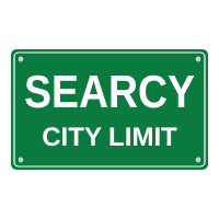 Searcy city limit sign